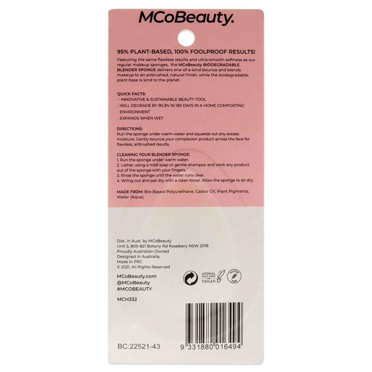 Biodegradable Blender Sponge