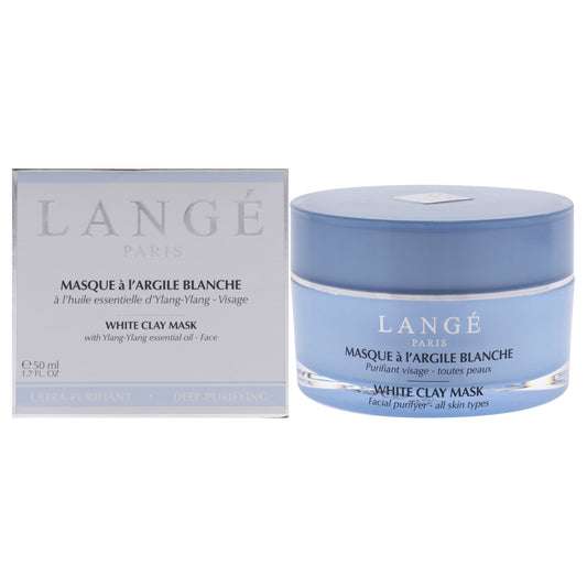 Deep Purifying White Clay Mask by Lange for Unisex - 1.7 oz Mask