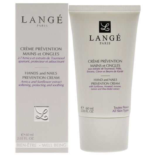 Hands and Nails Prevention Cream by Lange for Unisex - 2.03 oz Cream