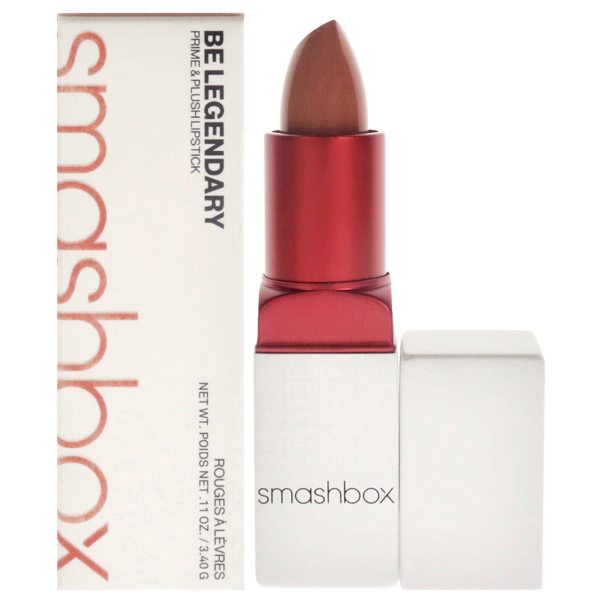 Be Legendary Prime and Plush Lipstick - Stepping Out by SmashBox for Women - 0.11 oz Lipstick