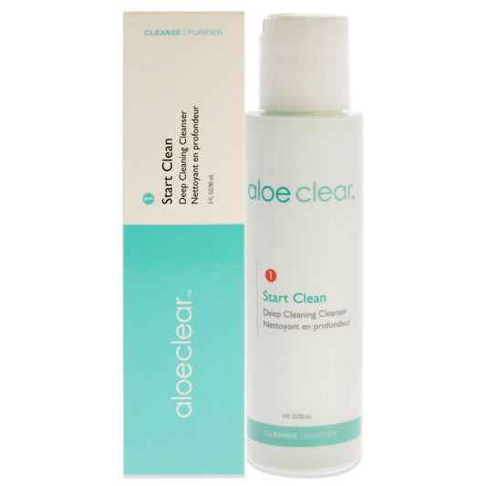 Aloeclear Start Clean Deep Cleaning Cleanser by Aloette for Unisex - 3 oz Cleanser