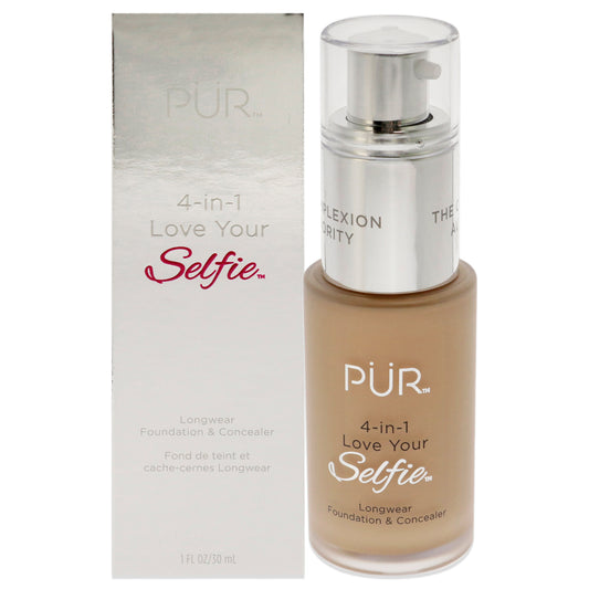 4-in-1 Love Your Selfie Longwear Foundation and Concealer - LN4 by Pur Cosmetics for Women - 1 oz Makeup