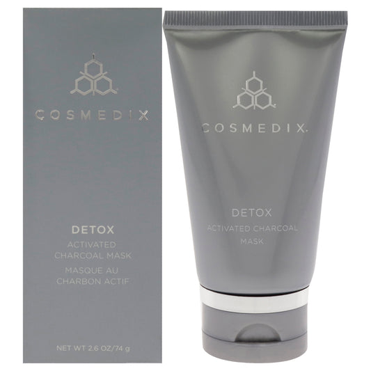 Activated Charcoal Detox Mask by CosMedix for Unisex - 2.6 oz Mask