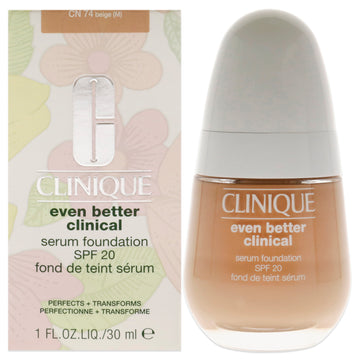 Even Better Clinical Serum Foundation SPF 20 - CN 74 Beige by Clinique for Women - 1 oz Foundation