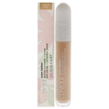 Even Better All-Over Concealer Plus Eraser - CN 28 Ivory by Clinique for Women - 0.2 oz Concealer