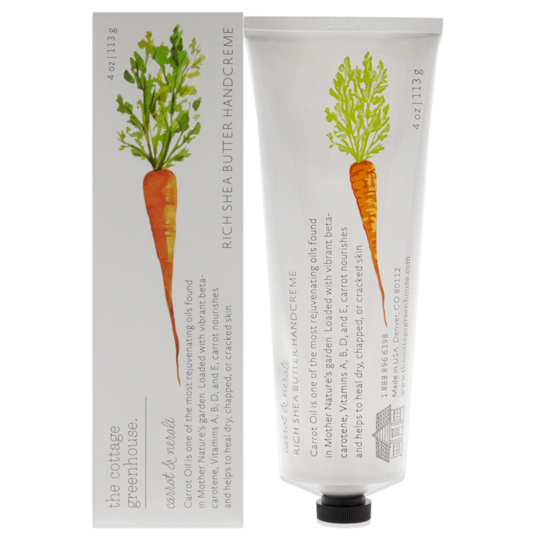 Rich Shea Butter Handcreme - Carrot and Neroli