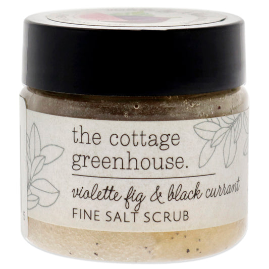 Fine Salt Scrub - Violette Fig and Black Currant by The Cottage Greenhouse for Unisex - 1 oz Scrub