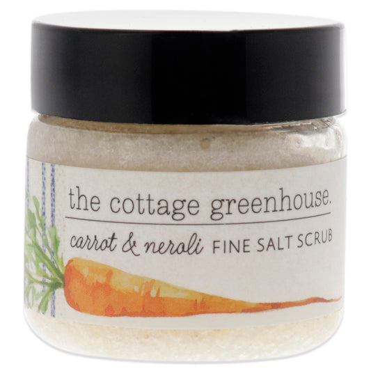 Fine Salt Scrub - Carrot and Neroli by The Cottage Greenhouse for Unisex - 1 oz Scrub
