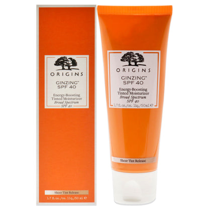 Ginzing Energy-Boosting Tinted Moisturizer SPF 40