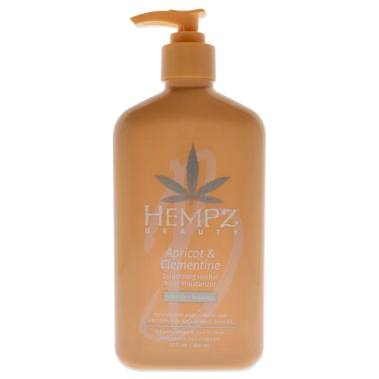 Apricot and Clementine Smoothing Herbal Body Moisturizer by Hempz for Unisex - 17 oz Moisturizer