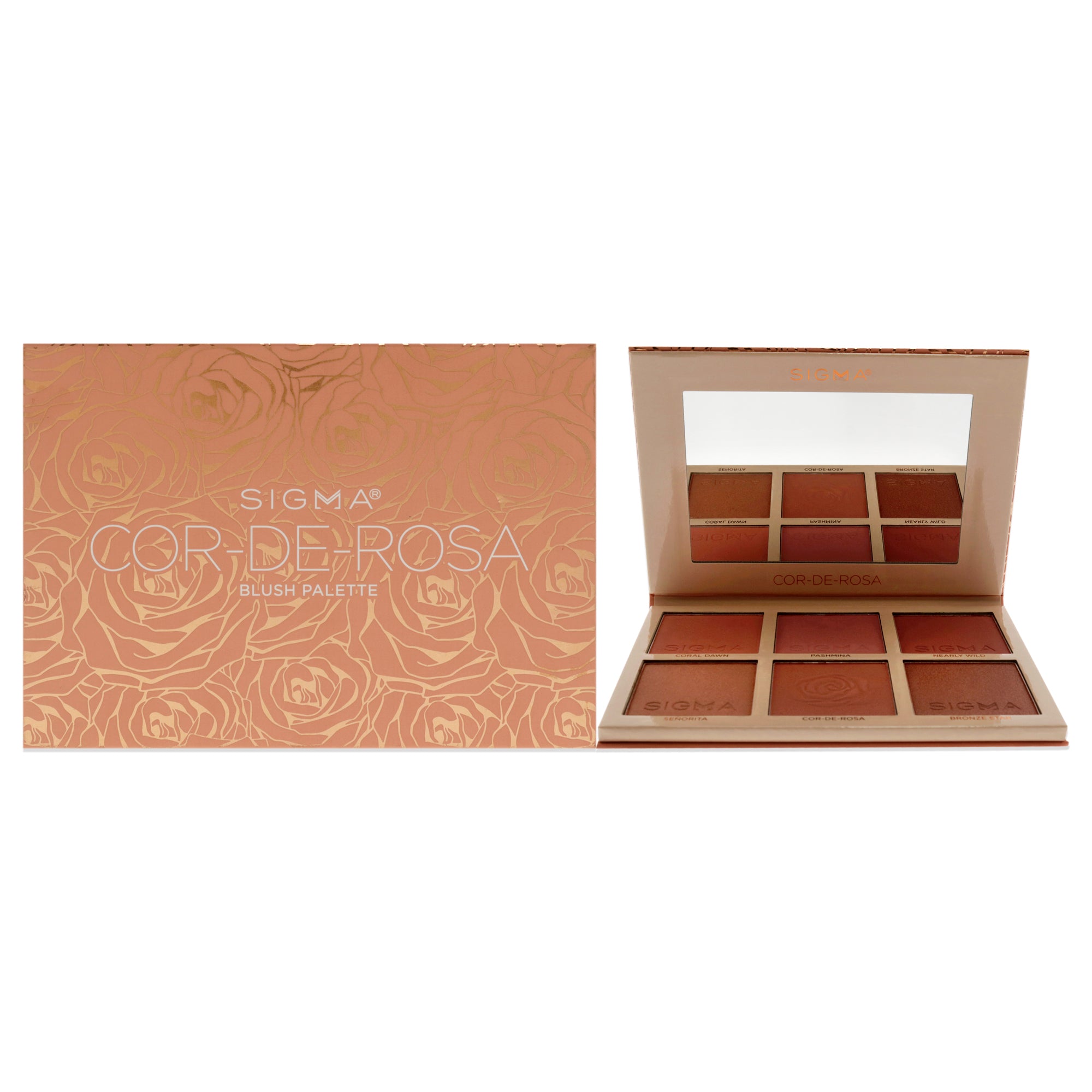 Cor-De-Rosa Blush Palette by SIGMA Beauty for Women - 0.88 oz Blush