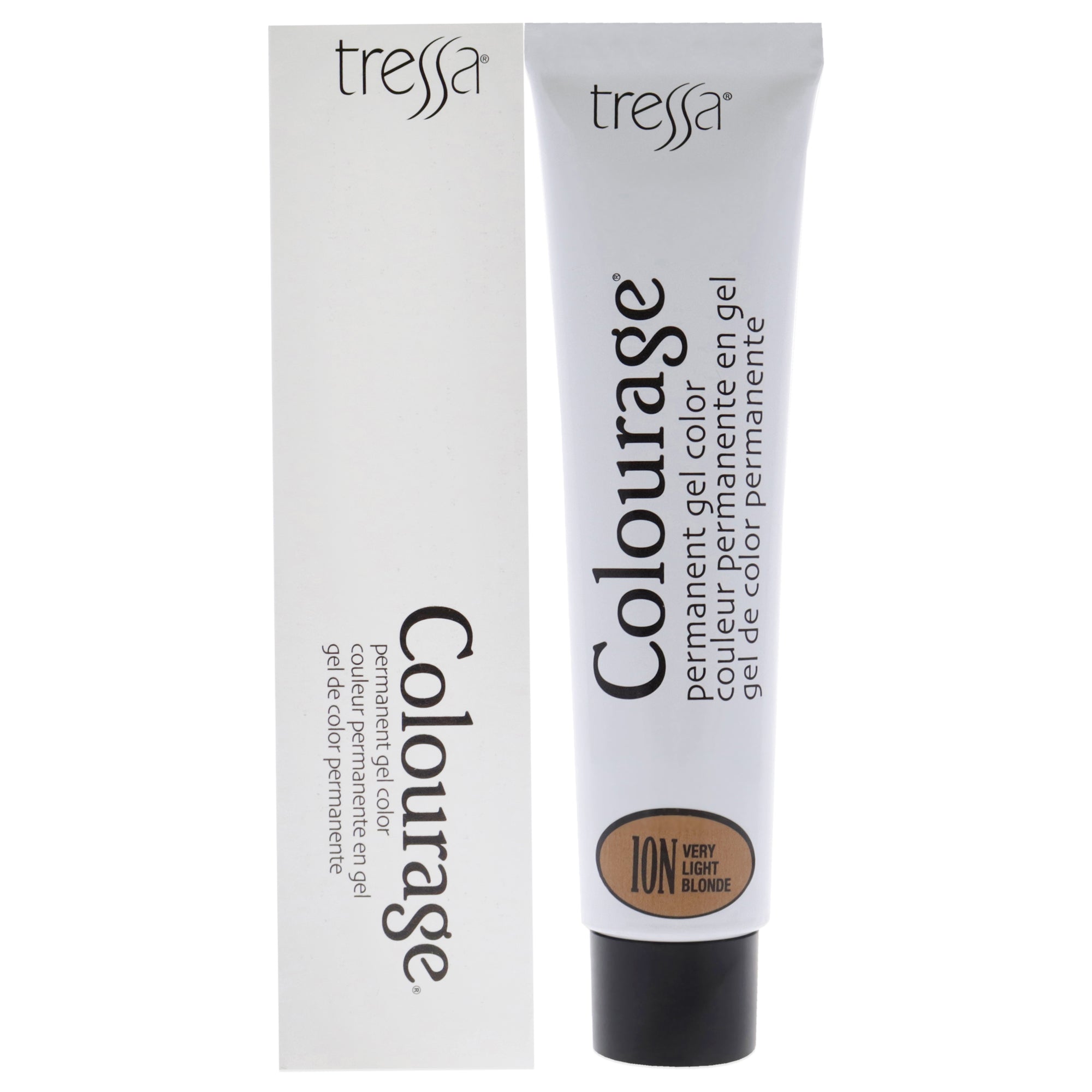 Colourage Permanent Gel Color - 10N Very Light Blonde by Tressa for Unisex - 2 oz Hair Color