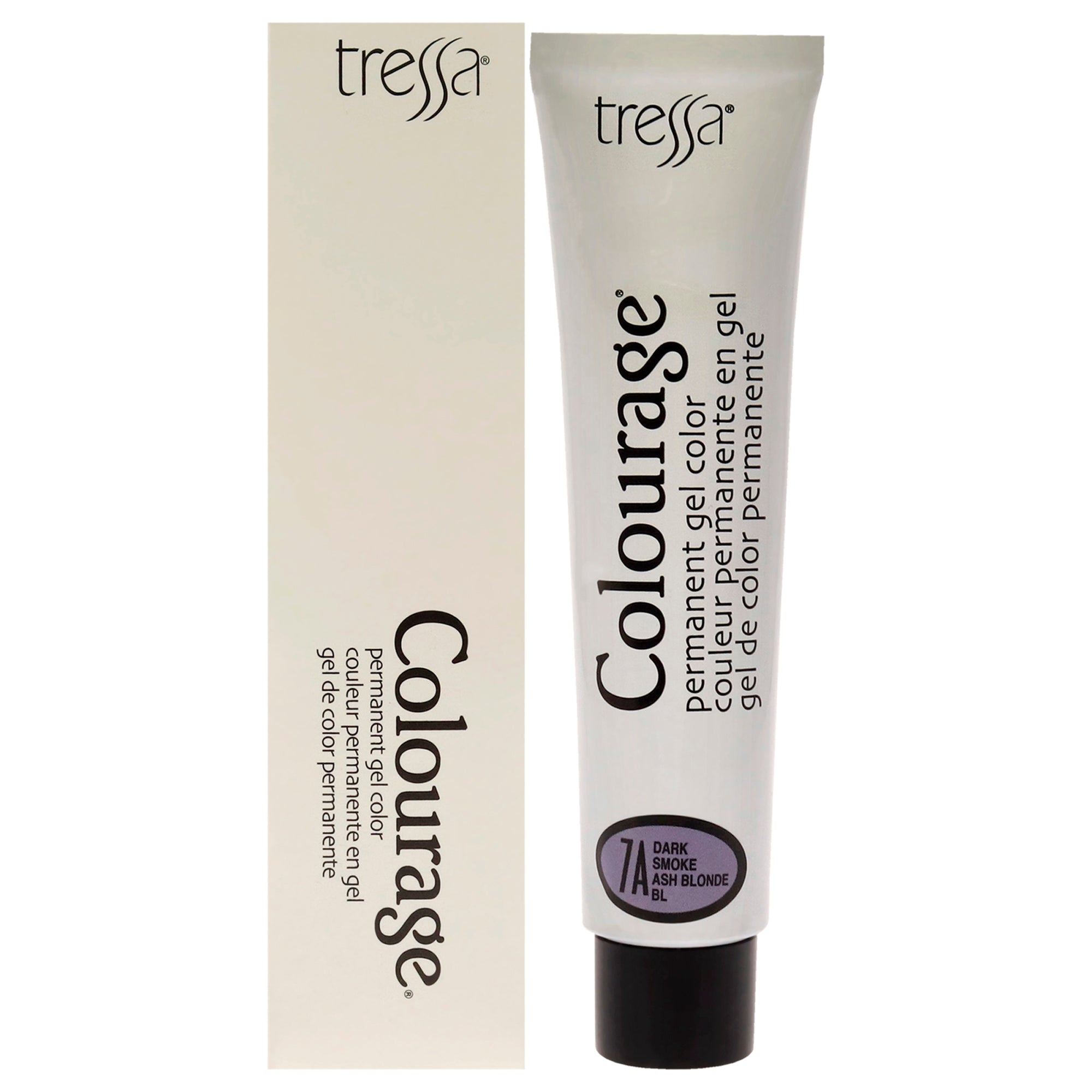 Colourage Permanent Gel Color - 7A Dark Smoke Ash Blonde by Tressa for Unisex - 2 oz Hair Color