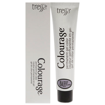 Colourage Permanent Gel Color - 8A Medium Smoke Ash Blonde by Tressa for Unisex - 2 oz Hair Color