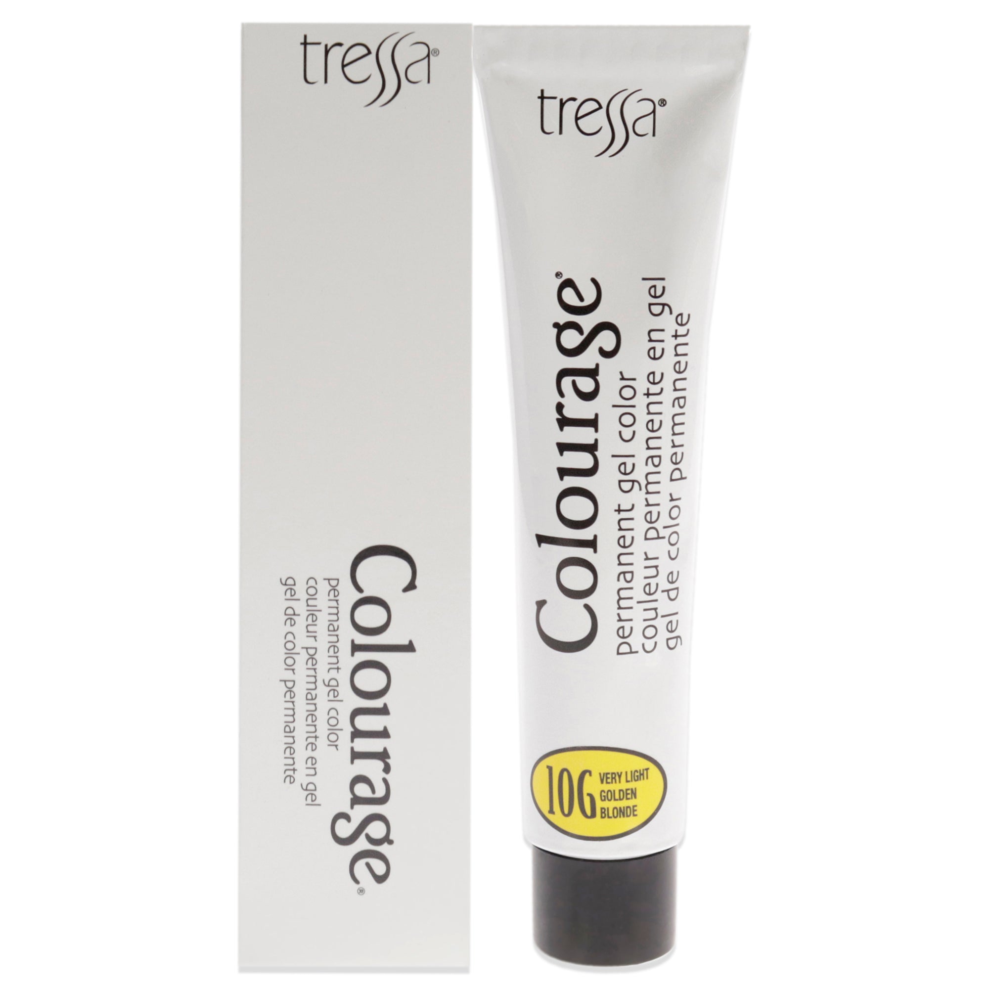 Colourage Permanent Gel Color - 10G Very Light Golden Blonde by Tressa for Unisex - 2 oz Hair Color