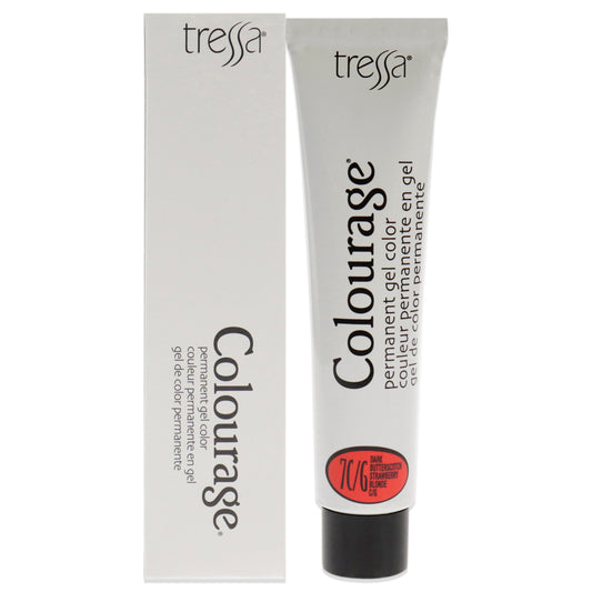 Colourage Permanent Gel Color - 7CG Dark Butterscotch Strawberry Blonde by Tressa for Unisex - 2 oz Hair Color