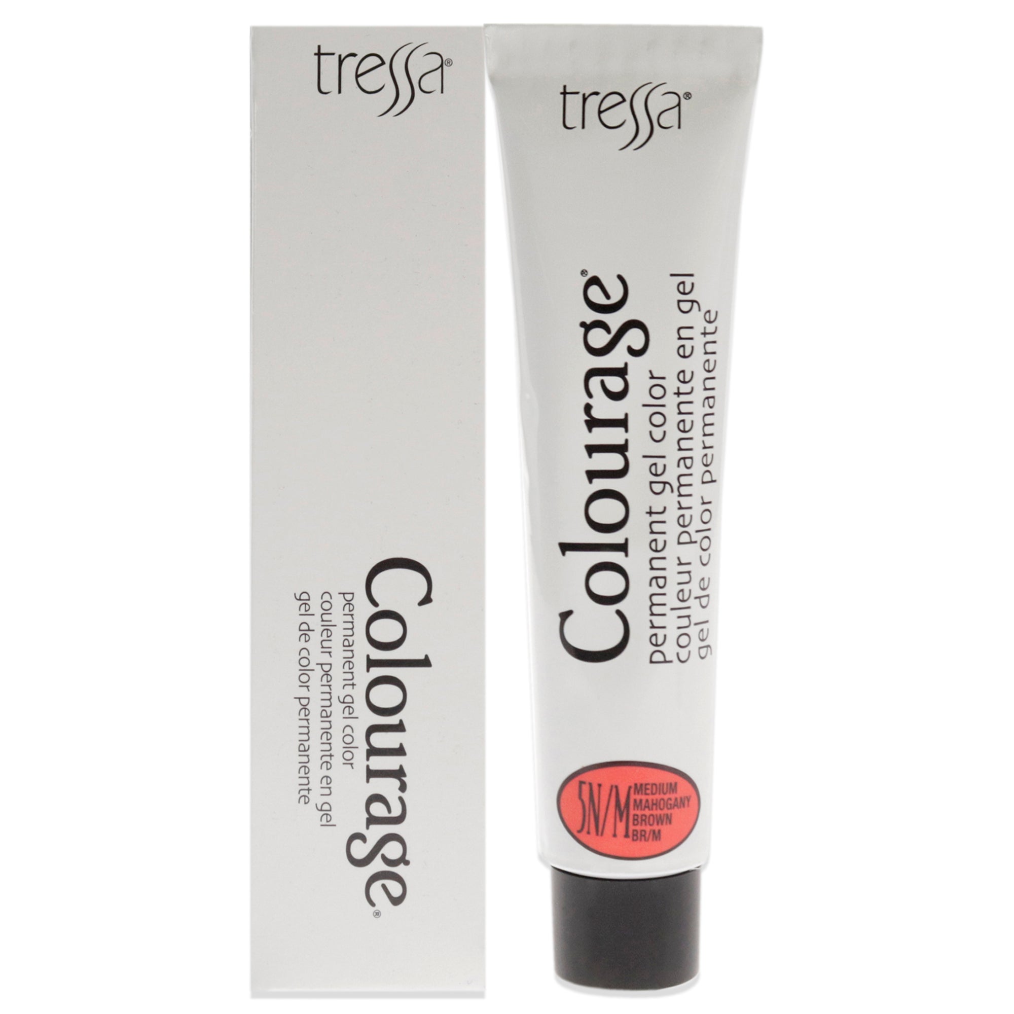 Colourage Permanent Gel Color - 5NM Medium Mahogany Brown by Tressa for Unisex - 2 oz Hair Color