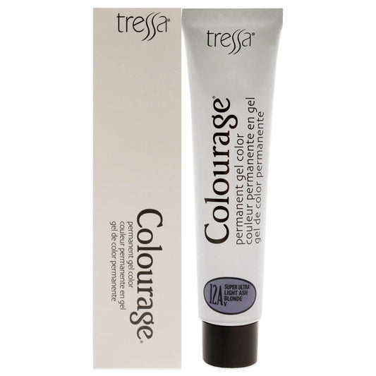 Colourage Permanent Gel Color - 12A Super Ultra Light Ash Blonde by Tressa for Unisex - 2 oz Hair Color