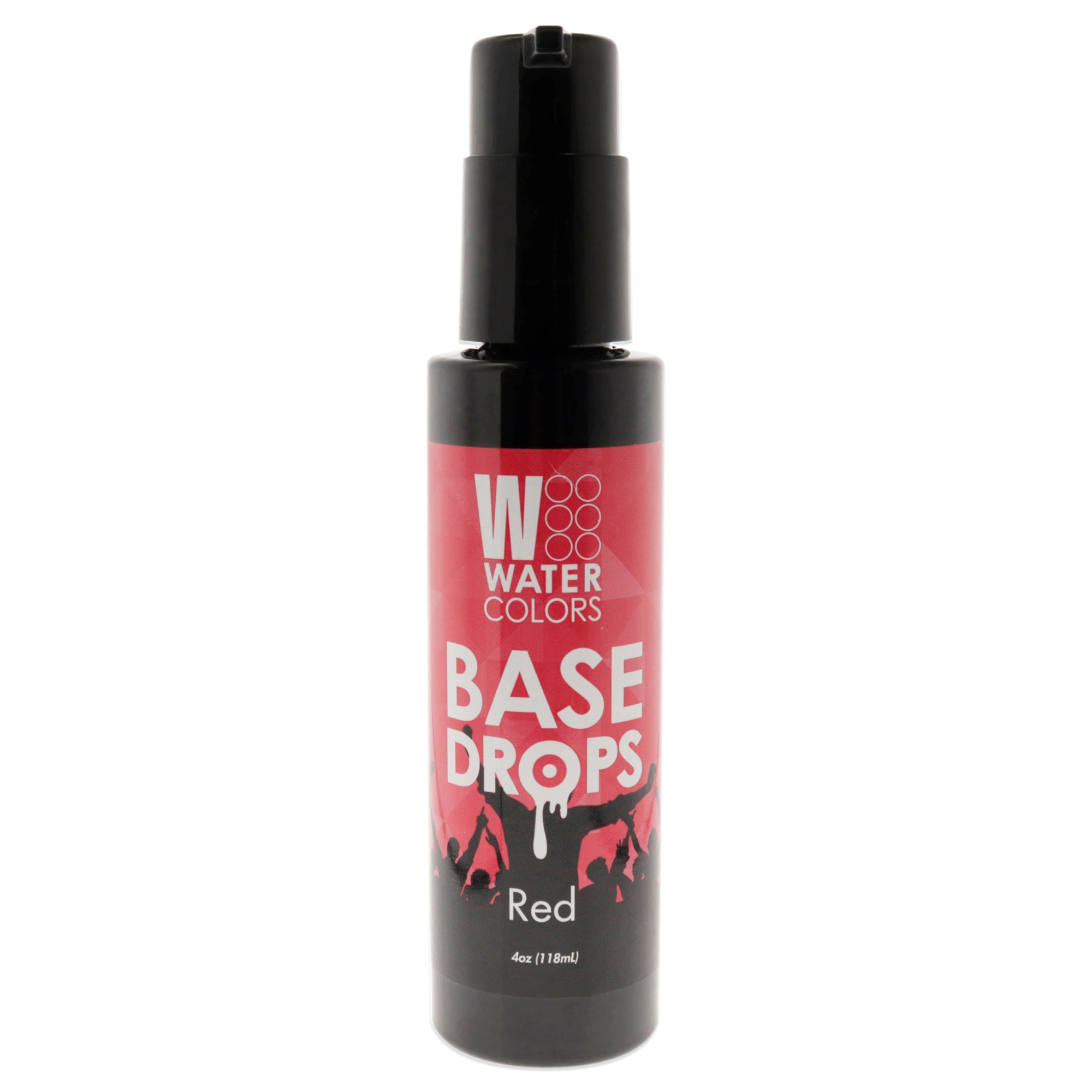 Watercolors Base Drops - Red by Tressa for Unisex - 4 oz Drops