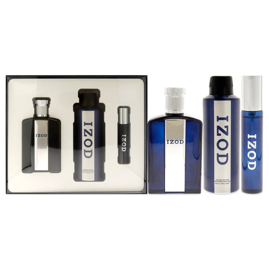 Izod Legacy by Izod for Men - 3 Pc Gift Set 3.4oz EDT Spray, 0.5oz EDT Spray, 6.8oz Body Spray