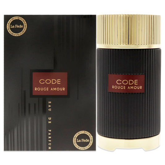 Code Rouge Amour by Khadlaj for Unisex - 3.4 oz EDP Spray
