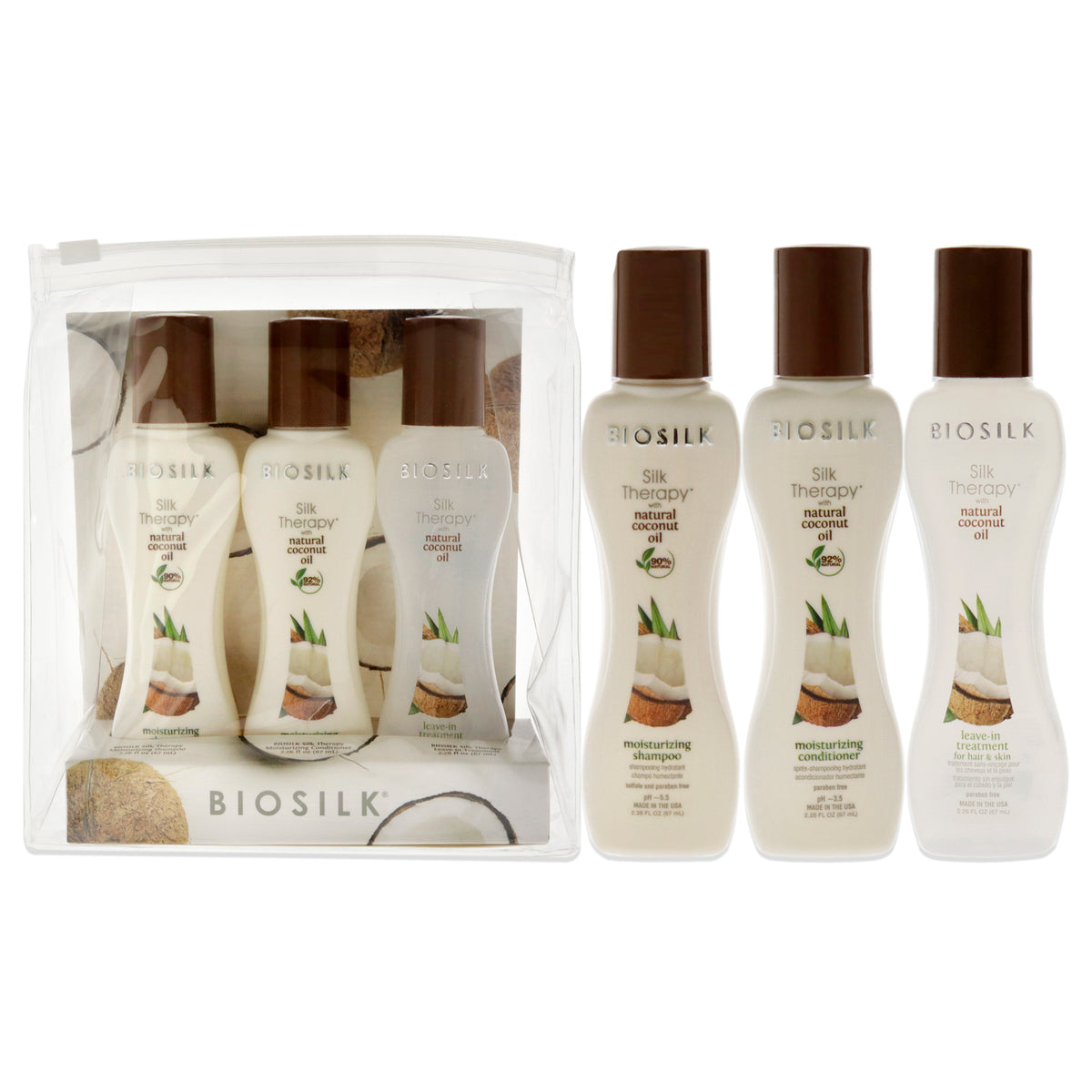 Silk Therapy With Natural Coconut Oil Set