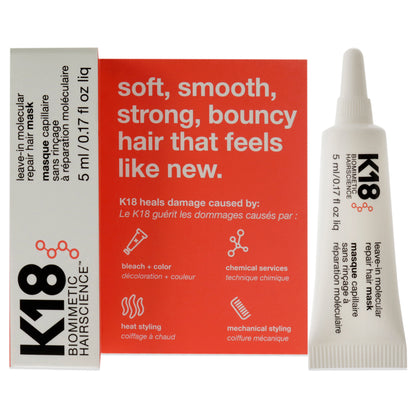 K18 Hair Leave-In Molecular Repair Hair Mask