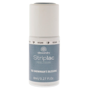 Striplac Peel or Soak - 155 Snowmans Blessing by Alessandro for Women - 0.27 oz Nail Polish