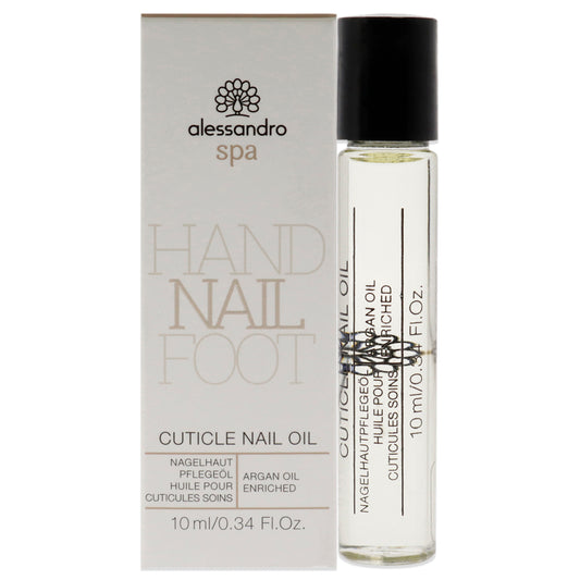 Spa Cuticle Nail Oil by Alessandro for Women 0.34 oz Oil