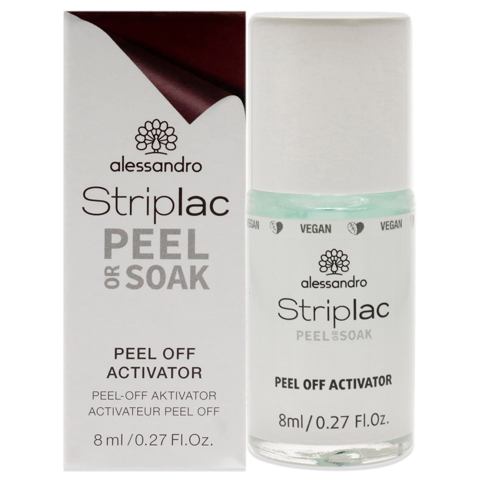 Striplac Peel or Soak - Peel Off Activator by Alessandro for Women 0.27 oz Nail Polish