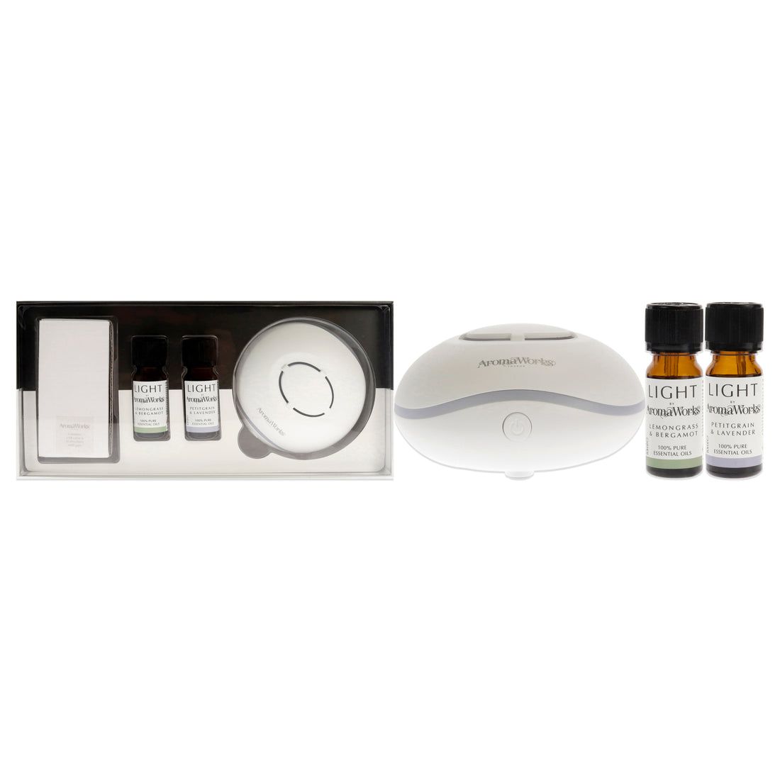 Light Range USB Aroma Diffuser Set