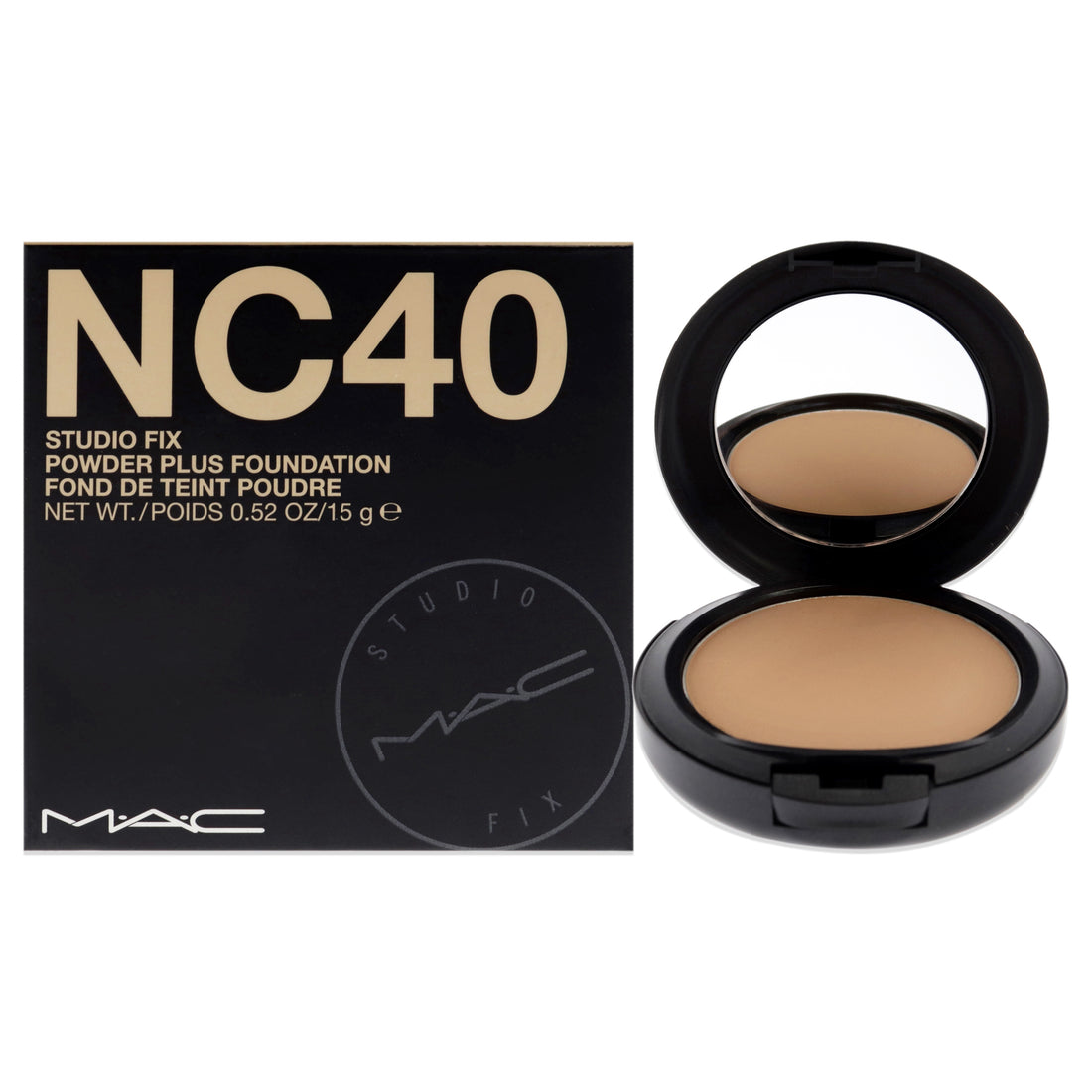 Studio Fix Powder Plus Foundation - NC40 by MAC for Women - 0.52 oz Foundation