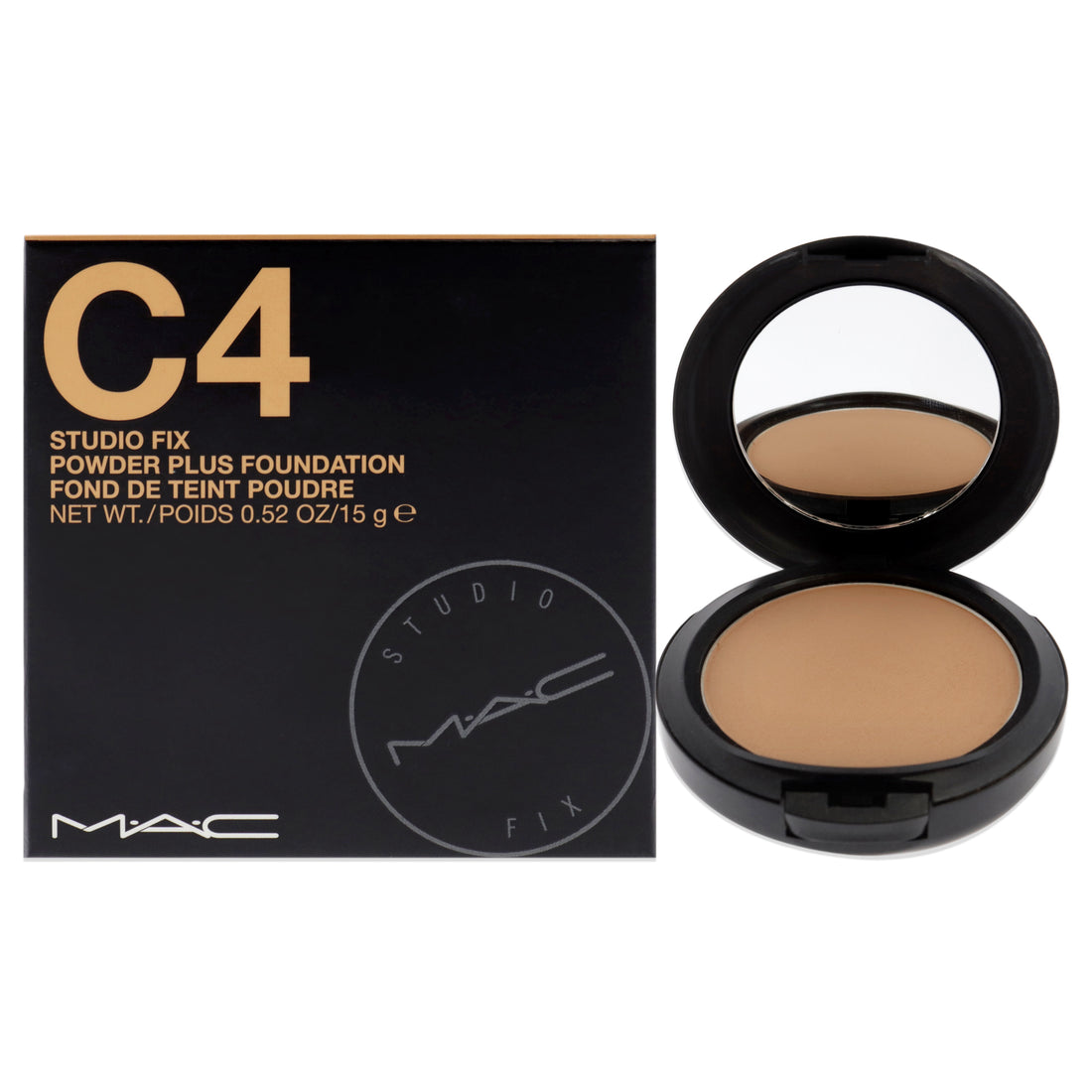 Studio Fix Powder Plus Foundation - C4 by MAC for Women - 0.52 oz Foundation