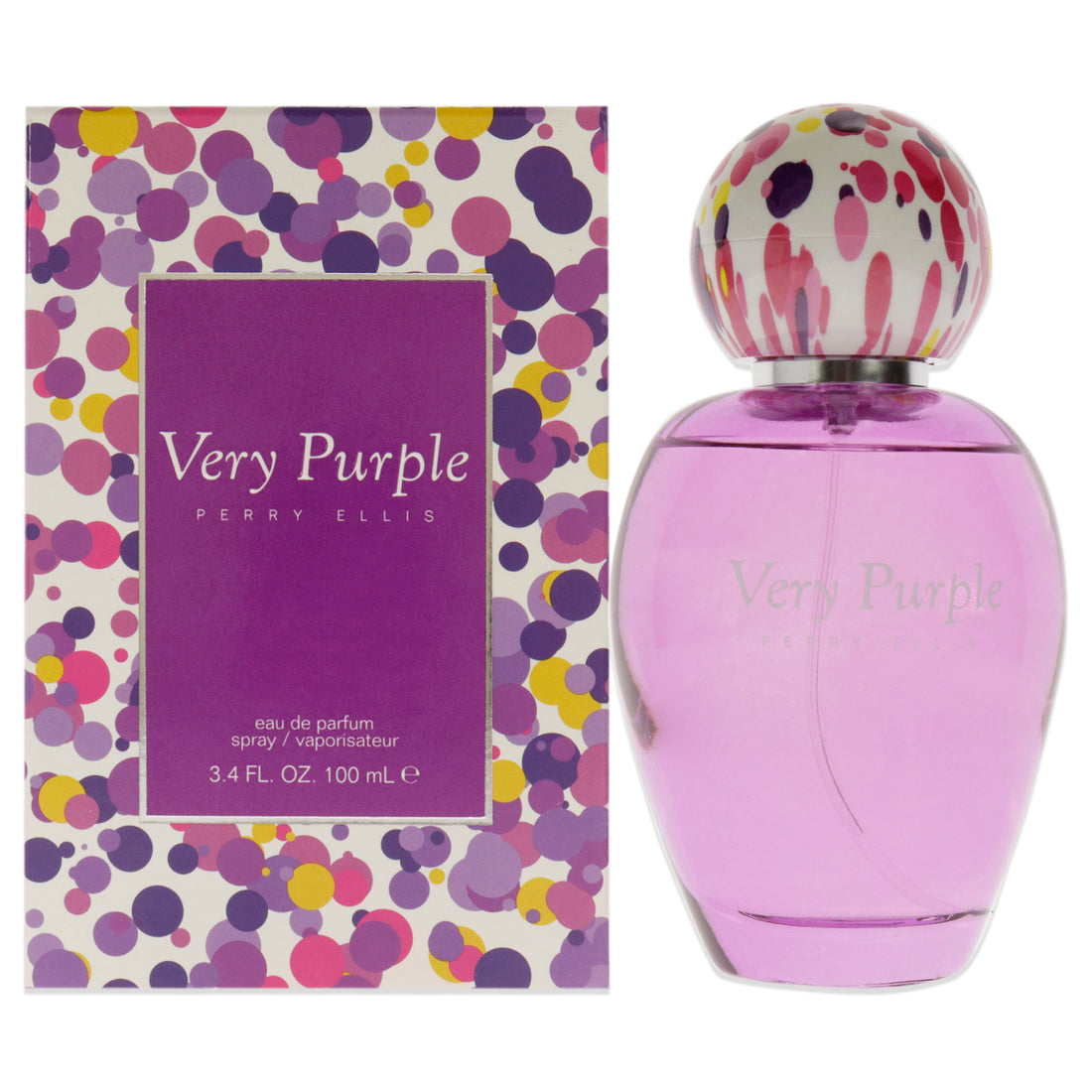 Very Purple by Perry Ellis for Women - 3.4 oz EDP Spray