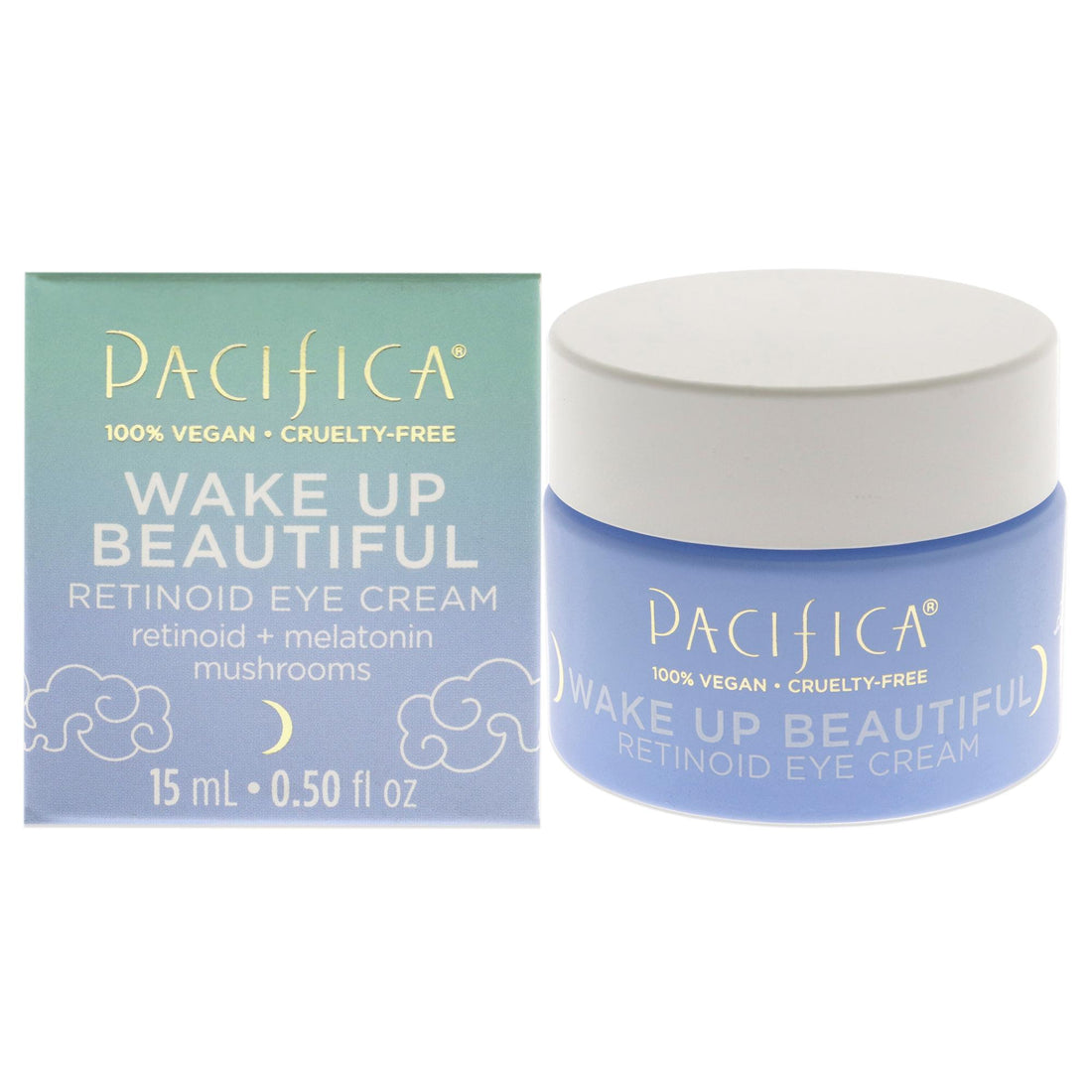 Wake Up Beautiful Retinoid Eye Cream by Pacifica for Unisex - 0.5 oz Eye Cream