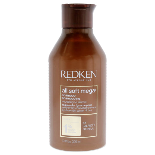 All Soft Mega Shampoo by Redken for Unisex - 10.1 oz Shampoo