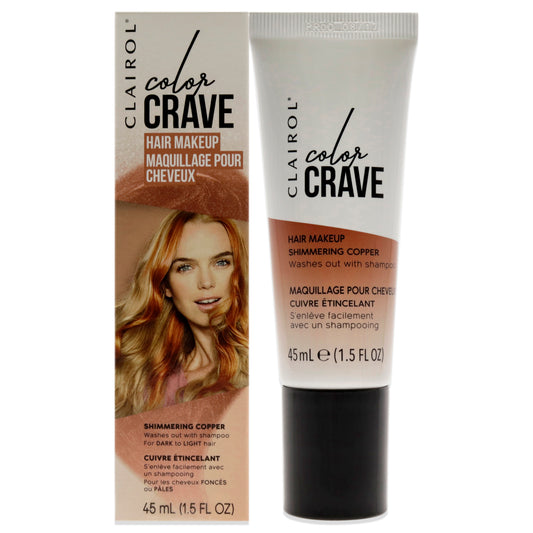 Color Crave Hair Makeup - Shimmering Copper by Clairol for Unisex - 1.5 oz Hair Color