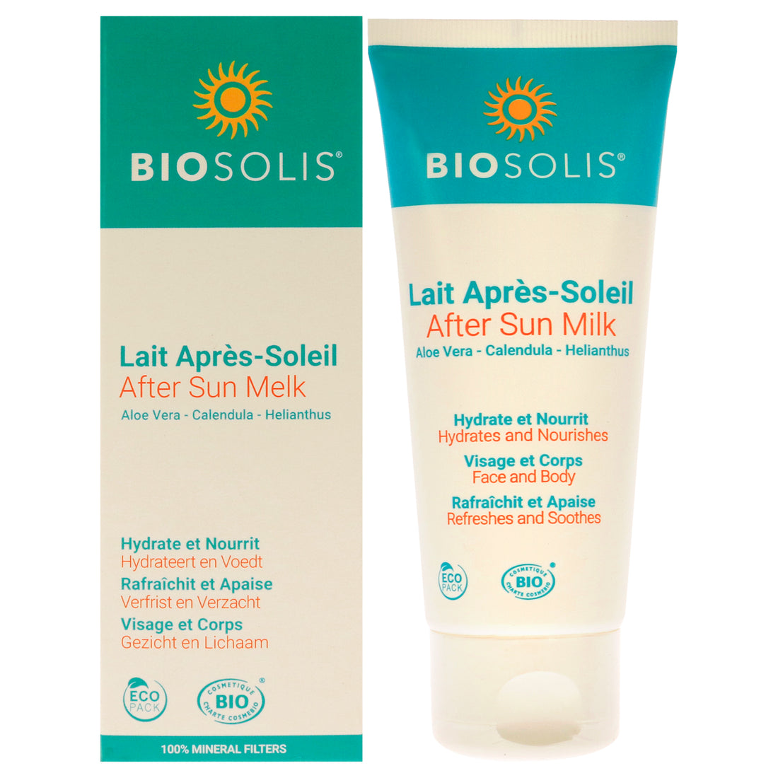 After Sun Milk by Biosolis for Unisex - 3.4 oz Sunscreen