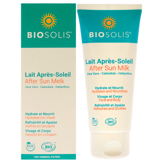 After Sun Milk by Biosolis for Unisex - 3.4 oz Sunscreen