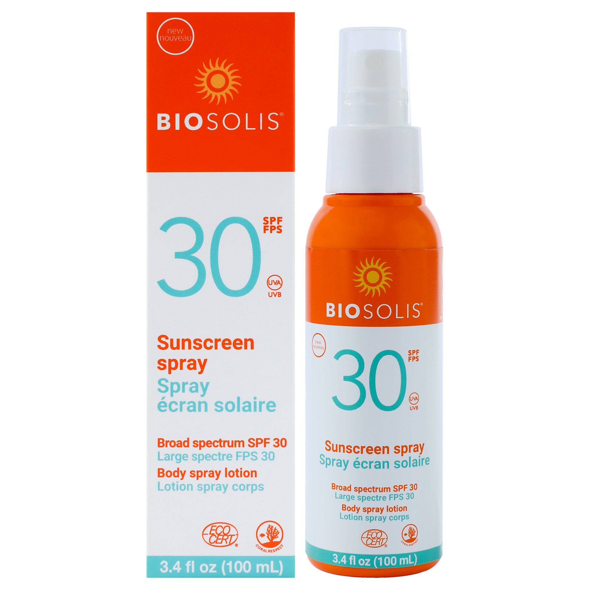 Sunscreen Body Spray Lotion SPF 30