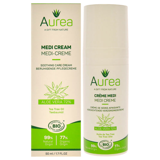 Tea Tree Oil Medi Cream by Aurea for Unisex - 1.7 oz Cream