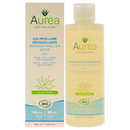 Aloe Vera Micellar Cleansing Water by Aurea for Unisex - 6.8 oz Cleanser