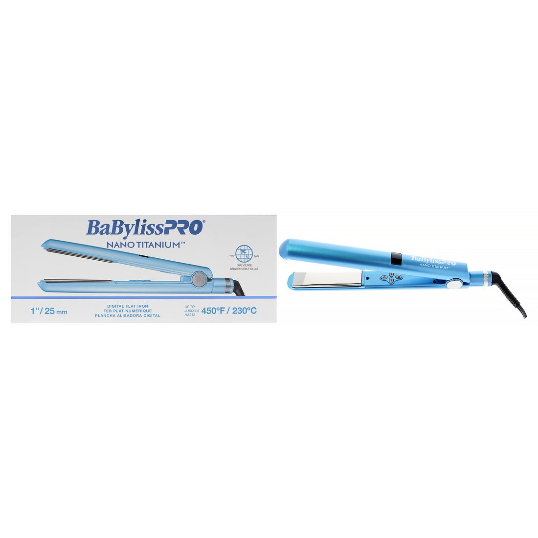 Nano Titanium Digital Flat Iron - BNT4095TUC - Blue
