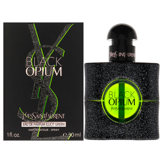 Black Opium Illicit Green by Yves Saint Laurent for Women - 1 oz EDP Spray
