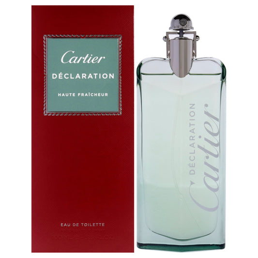 Declaration Haute Fraicheur by Cartier for Men - 3.3 oz EDT Spray