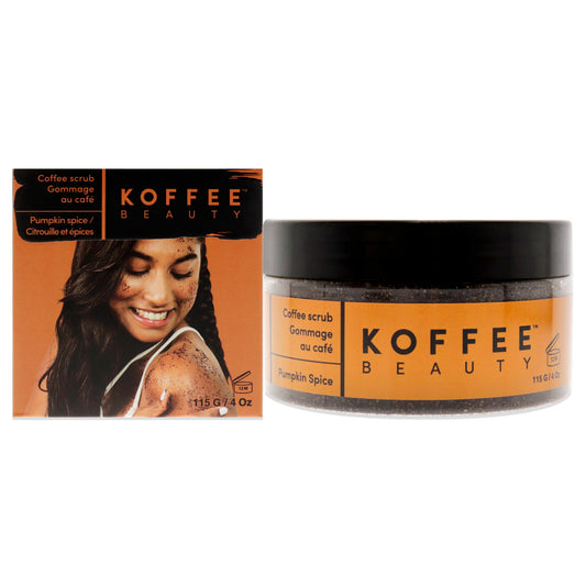 Coffee Scrub - Pumpkin Spice by Koffee Beauty for Unisex - 4 oz Scrub