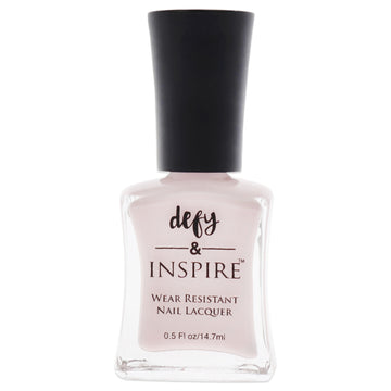 Wear Resistant Nail Lacquer - 165 Pinky Swear by Defy and Inspire for Women - 0.5 oz Nail Polish