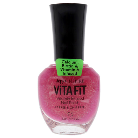 Vita Fit Vitamin Infused Nail Polish - 5020 Fitalicious by Defy and Inspire for Women - 0.34 oz Nail Polish