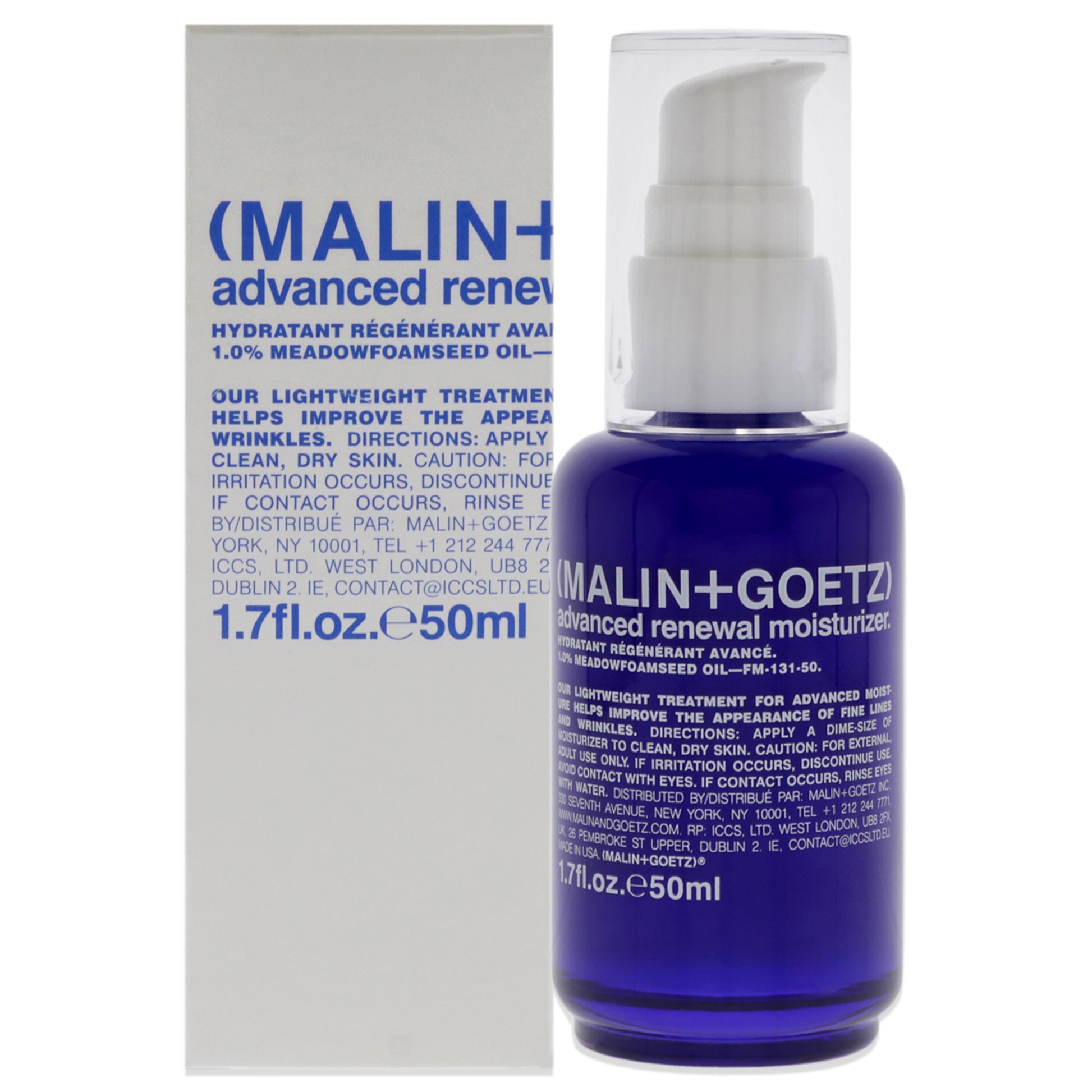 Advanced Renewal Moisturizer by Malin + Goetz for Unisex - 1.7 oz Moisturizer