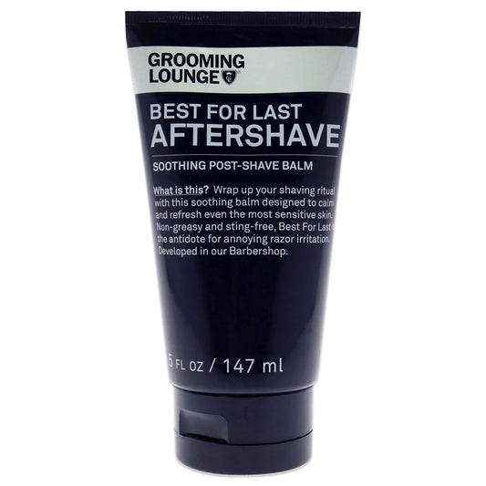 Best For Last Aftershave Balm by Grooming Lounge for Men - 5 oz Balm
